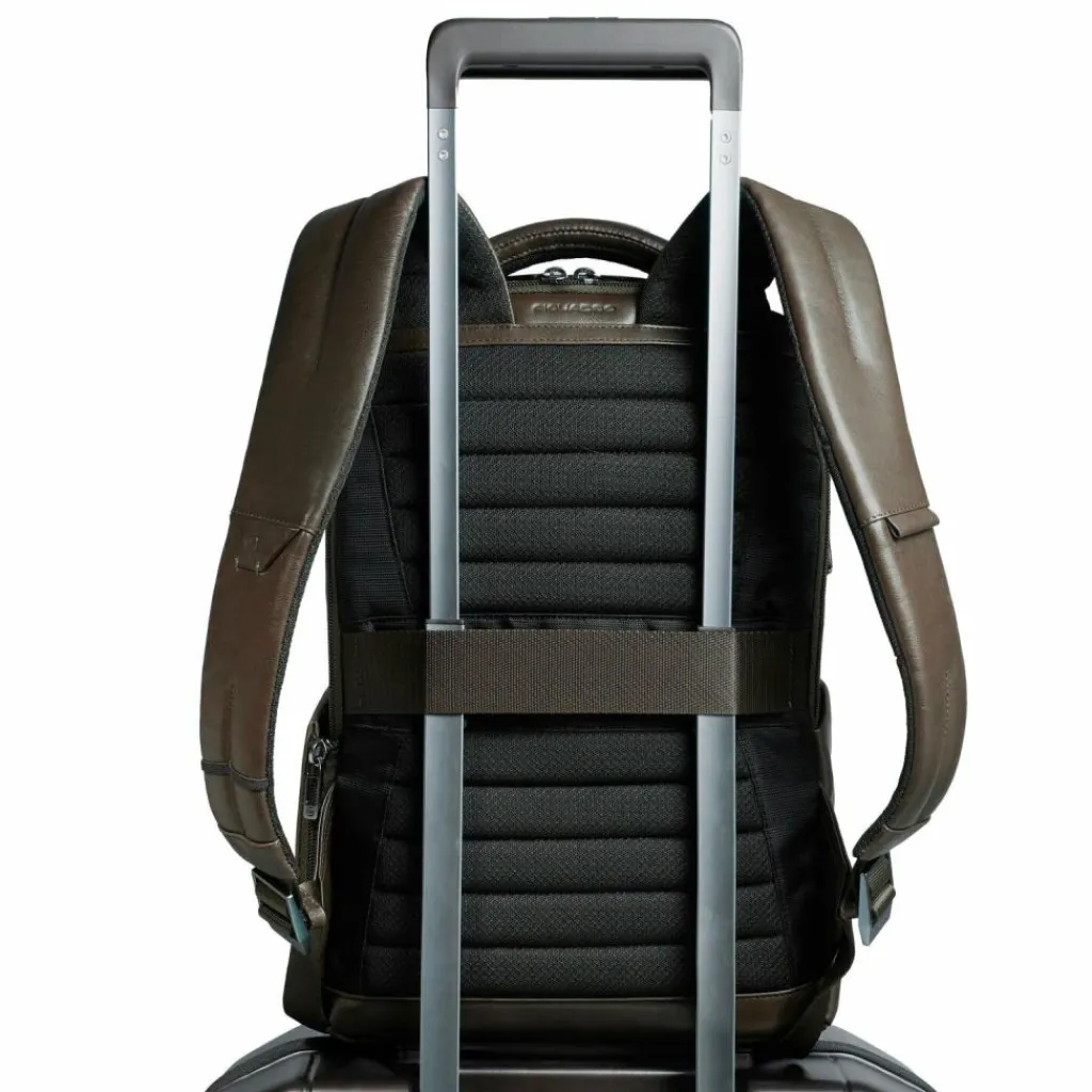 Piquadro Philip Daypack Leder 40 cm Laptopfach