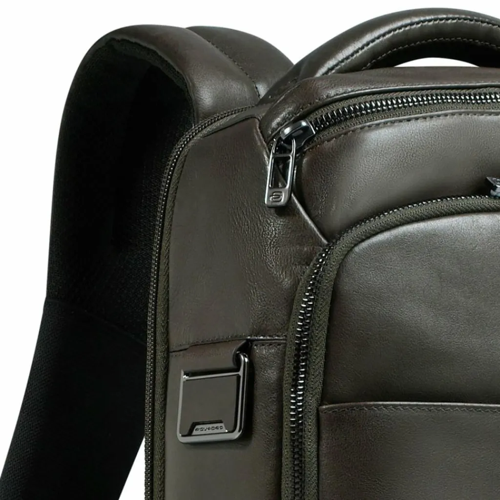 Piquadro Philip Daypack Leder 40 cm Laptopfach