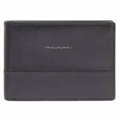 New Piquadro Philip Geldbörse RFID Schutz Leder 12.5 cm black