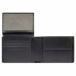 New Piquadro Philip Geldbörse RFID Schutz Leder 12.5 cm black