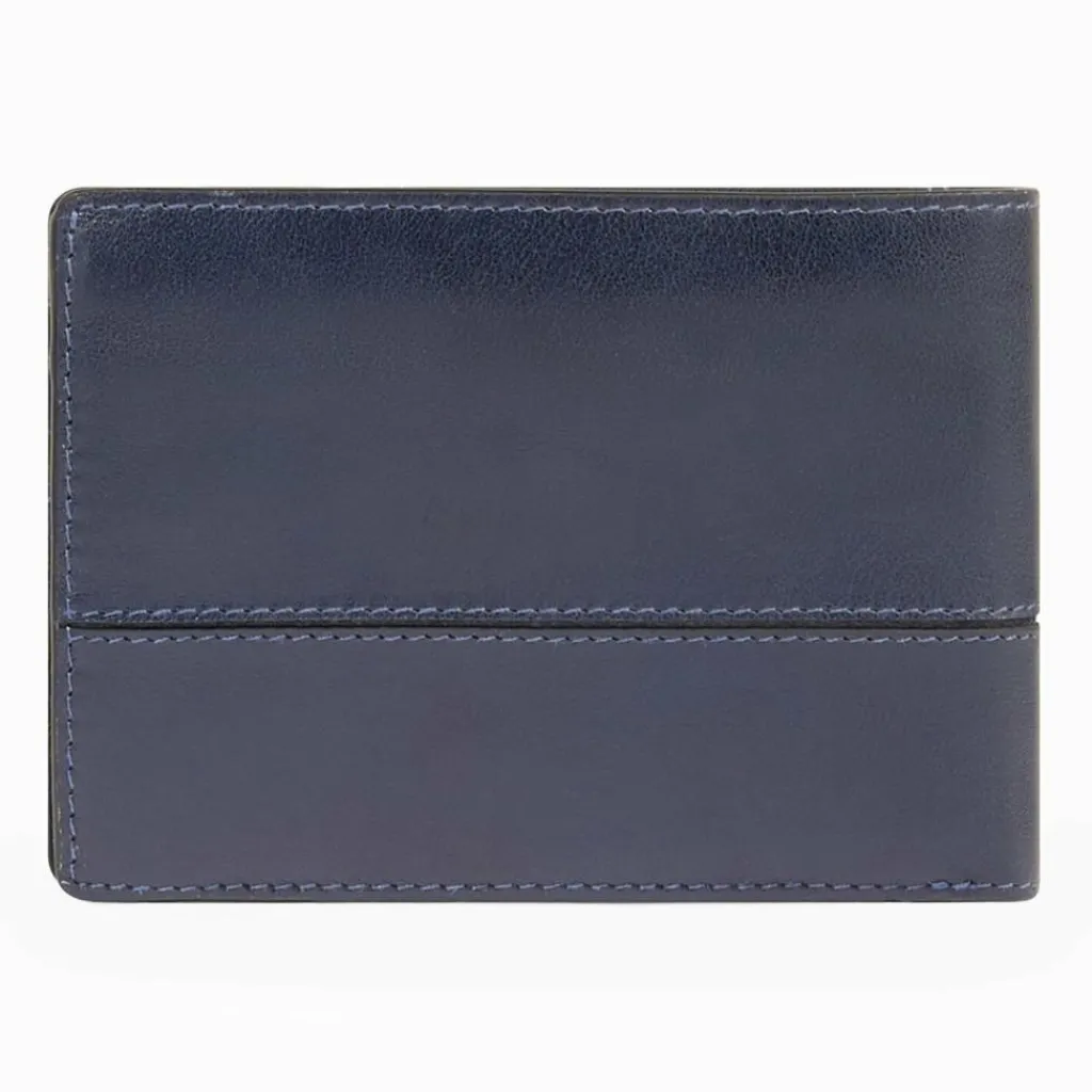Piquadro Herrengeldbörsen Querformat<Philip Geldbörse RFID Schutz Leder 12.5 cm blue