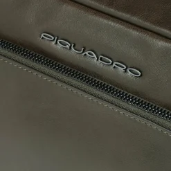 Piquadro Umhängetaschen<Philip Umhängetasche Leder 27 cm green