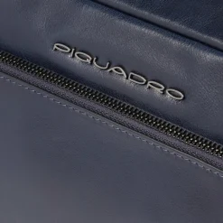 Piquadro Umhängetaschen<Philip Umhängetasche Leder 27 cm blue