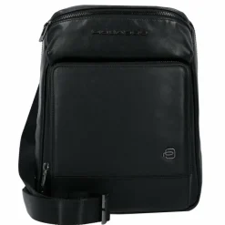 Piquadro Umhängetaschen<Philip Umhängetasche Leder 27 cm black