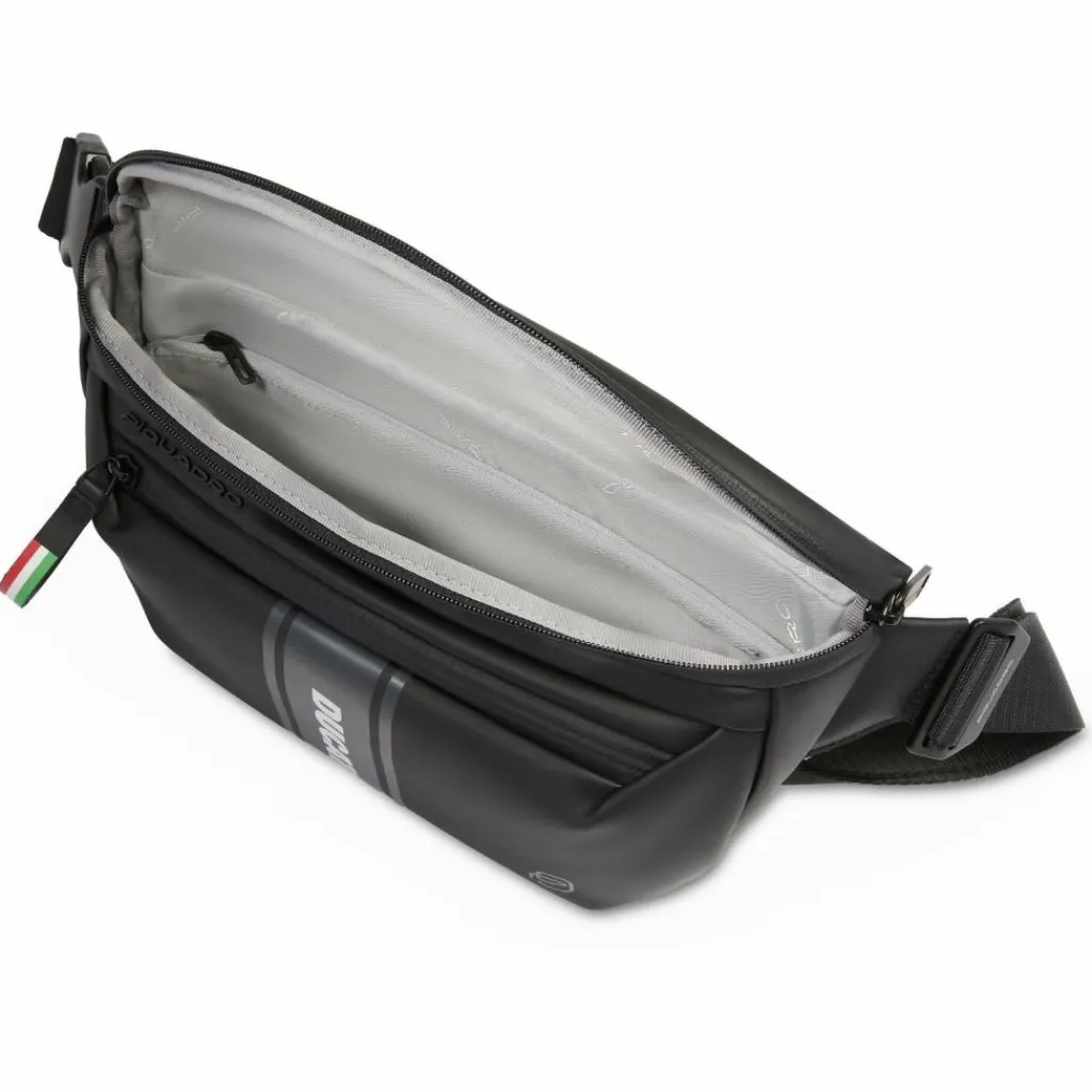 Piquadro x Ducati Gürteltasche 28 cm black