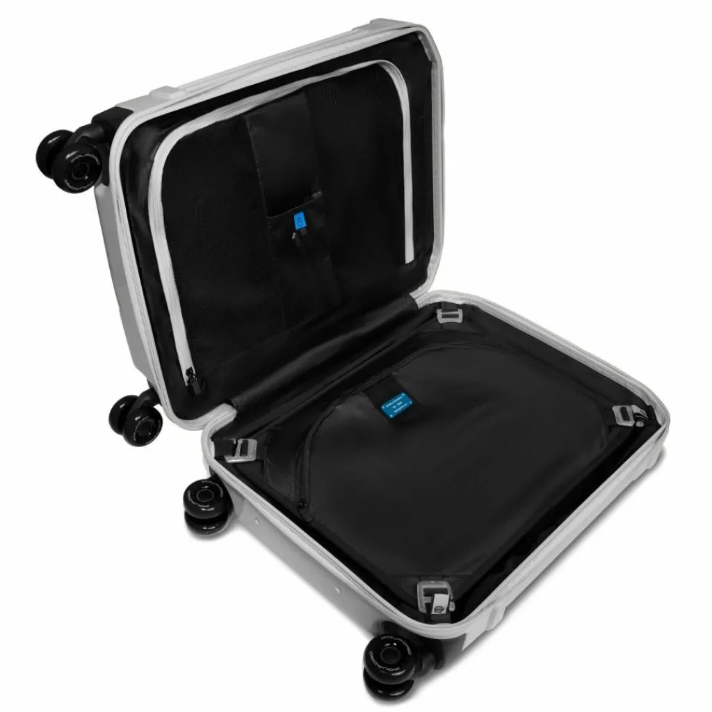Piquadro 4-Rollen Koffer|Hartgepäck<Pop 4 Rollen Trolley 55 cm white