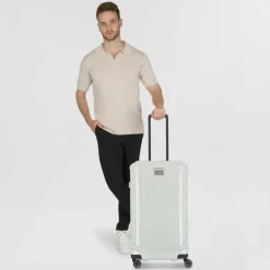 Outlet Piquadro Pop 4 Rollen Trolley 73 cm white