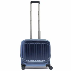 Piquadro Pilotenkoffer|Laptoptaschen<PQ Light 4 Rollen Pilotentrolley 45 cm Laptopfach matt blue