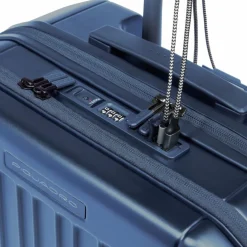 Piquadro Pilotenkoffer|Laptoptaschen<PQ Light 4 Rollen Pilotentrolley 45 cm Laptopfach matt blue