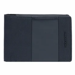 Discount Piquadro PQ-Earth Geldbörse RFID Schutz Leder 13 cm black