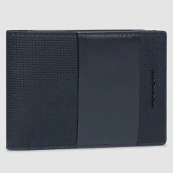 Discount Piquadro PQ-Earth Geldbörse RFID Schutz Leder 13 cm black