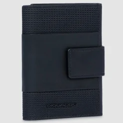 Herren Piquadro PQ-Earth Geldbörse RFID Schutz Leder 8 cm