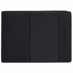 Sale Piquadro PQ-Earth Geldbörse RFID Schutz Leder 12.5 cm black