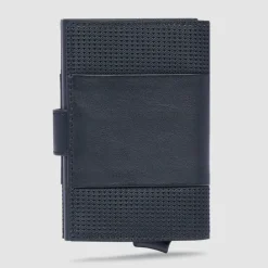 Hot Piquadro PQ-Earth Kreditkartenetui RFID Schutz Leder 6.5 cm black