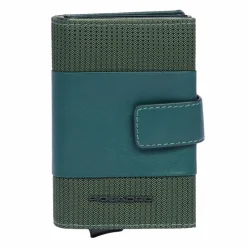 Piquadro Visitenkartenetuis<PQ-Earth Kreditkartenetui RFID Schutz Leder 6.5 cm green