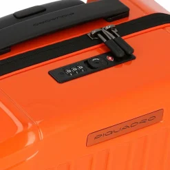 Piquadro Hartgepäck Kabinengepäck|4-Rollen Kabinentrolleys<PQ-Light 4 Rollen Kabinentrolley 45 cm orange
