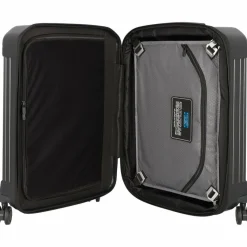 Discount Piquadro PQ-Light 4-Rollen Kabinentrolley 55 cm matt black