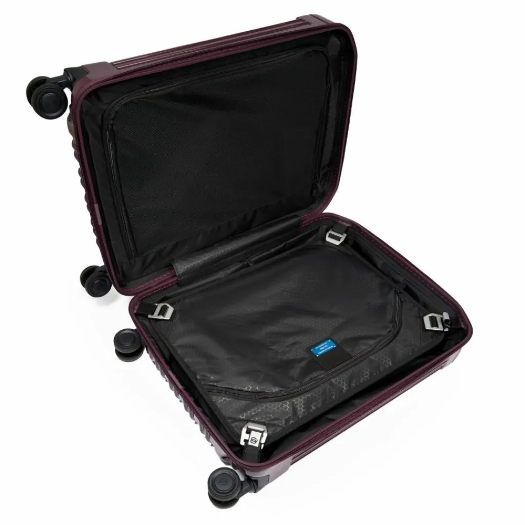 Piquadro Hartgepäck Kabinengepäck|4-Rollen Kabinentrolleys<PQ-Light 4-Rollen Kabinentrolley 55 cm burgundy