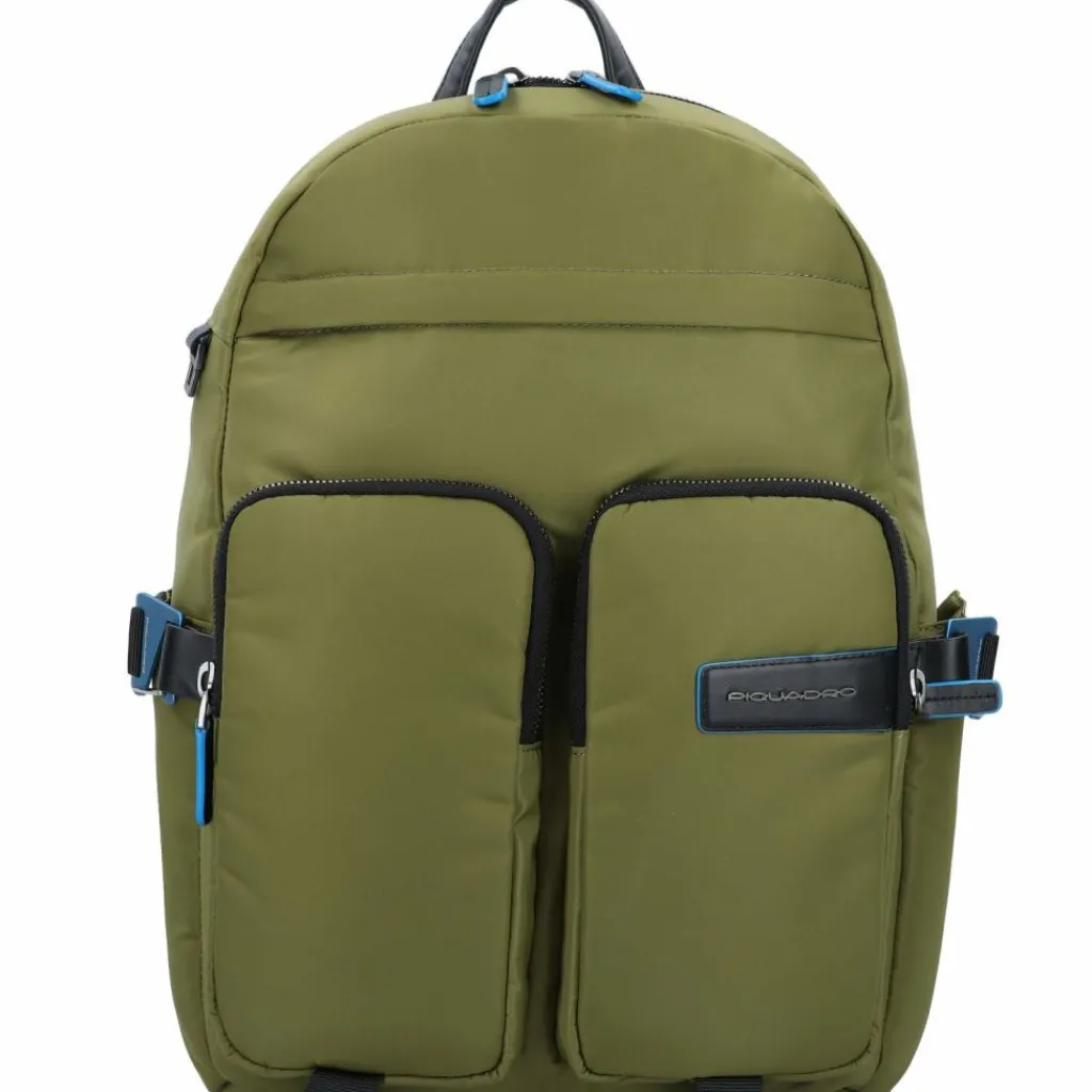 Sale Piquadro PQ-RY Rucksack 42 cm Laptopfach green-black