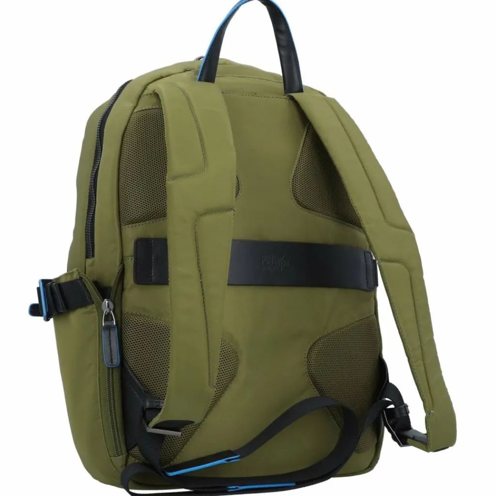 Sale Piquadro PQ-RY Rucksack 42 cm Laptopfach green-black