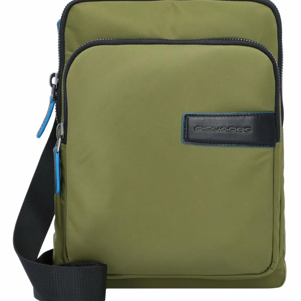 Piquadro Umhängetaschen<PQ-RY Umhängetasche 22 cm Tabletfach green-black