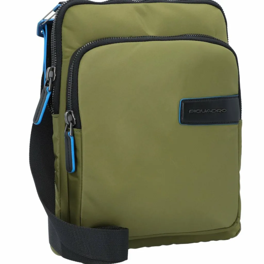 Piquadro Umhängetaschen<PQ-RY Umhängetasche 22 cm Tabletfach green-black