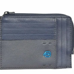 New Piquadro Pulse Kreditkartenetui Leder 12,5 cm midnight blue