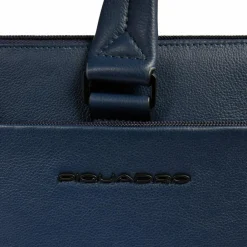 Piquadro Russel Aktentasche RFID Schutz Leder 42 cm Laptopfach