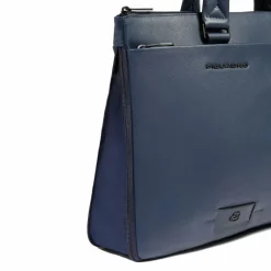 Piquadro Russel Aktentasche RFID Schutz Leder 42 cm Laptopfach