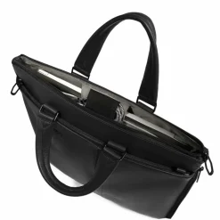 Piquadro Laptoptaschen|Aktentaschen<Russel Aktentasche RFID Schutz Leder 42 cm Laptopfach black