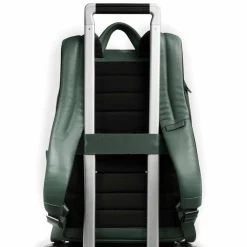 Piquadro Lederrucksäcke|Daypacks<Russel Daypack Leder 39 cm Laptopfach green