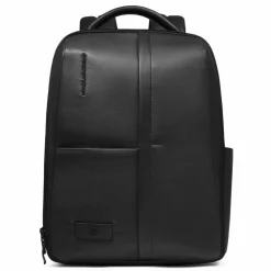 Piquadro Lederrucksäcke|Daypacks<Russel Daypack RFID Schutz Leder 41 cm Laptopfach black