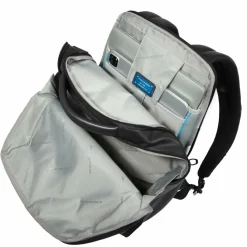 Piquadro Lederrucksäcke|Daypacks<Russel Daypack RFID Schutz Leder 41 cm Laptopfach black