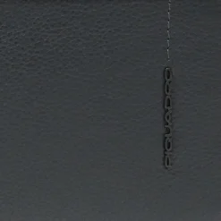 Piquadro Russel Geldbörse RFID Schutz Leder 13 cm black