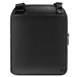 Outlet Piquadro Russel Umhängetasche Leder 27 cm black