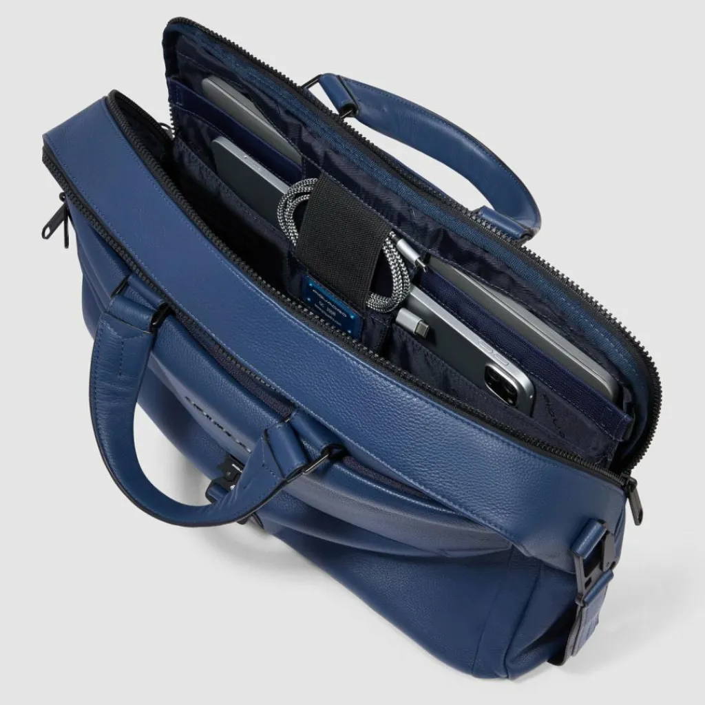 Piquadro Than Aktentasche Leder 30 cm Laptopfach