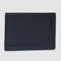 Online Piquadro Than Geldbörse RFID Schutz Leder 12.5 cm black