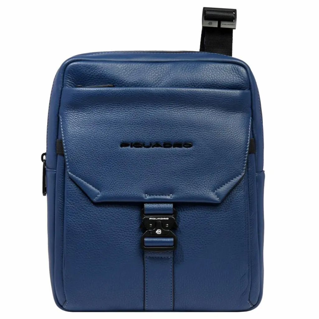 Piquadro Umhängetaschen<Than Umhängetasche RFID Schutz Leder 22 cm blue