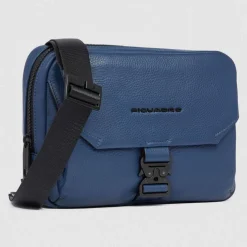 Piquadro Umhängetaschen<Than Umhängetasche Leder 24 cm blue