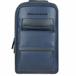 Piquadro Umhängetaschen<Umhängetasche Leder 20 cm night blue