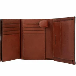 Piquadro Herrengeldbörsen Hochformat<Uomo Geldbörse Leder 9,5 cm cuoio tabacco