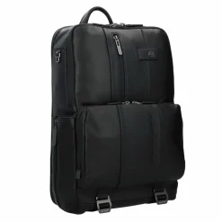 New Piquadro Urban Air Business-Rucksack Leder 44 cm Laptopfach black