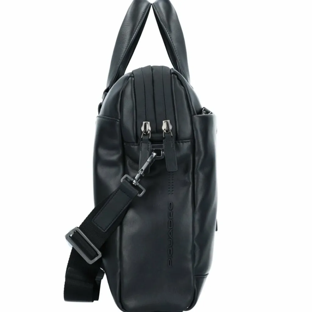 Sale Piquadro Urban Aktentasche Leder 42 cm Laptopfach black
