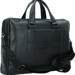 Sale Piquadro Urban Aktentasche Leder 42 cm Laptopfach black