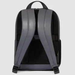 Piquadro Lederrucksäcke|Daypacks<Urban Daypack RFID Schutz Leder 40 cm Laptopfach grey