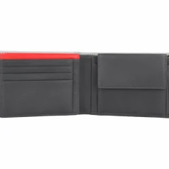Piquadro Herrengeldbörsen Querformat<Urban Geldbörse RFID Leder 13 cm grey-black
