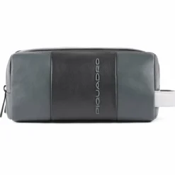 Piquadro Kulturbeutel<Urban Kulturbeutel Leder 23 cm grey-black