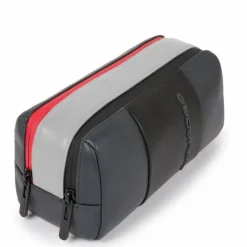 Piquadro Kulturbeutel<Urban Kulturbeutel Leder 23 cm grey-black