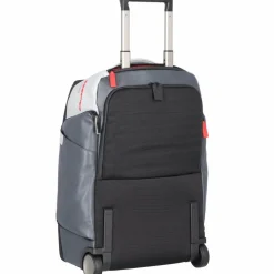 Piquadro Rucksack-Trolleys|Business-Rucksäcke<Urban 2-Rollen Rucksacktrolley Leder 54 cm Laptopfach grey black