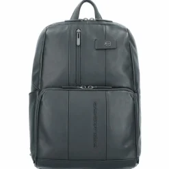 Piquadro Lederrucksäcke|Business-Rucksäcke<Urban Rucksack Leder 39 cm Laptopfach black